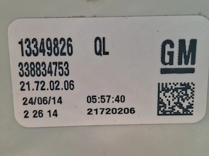 Opel Zafira 2014 jobb oldali hátsó bontott - kép 3