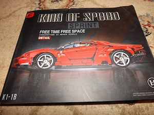 Lego komp. Technic Lamborghini Centenario 3880db 1:8 Supercar  Lepin ÚJ - kép 4