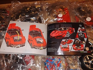 Lego komp. Technic Lamborghini Centenario 3880db 1:8 Supercar  Lepin ÚJ - kép 7