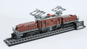 Lego komp. Creator Expert 10277 Krokodil lokomotív vonat 1270db Lepin ÚJ