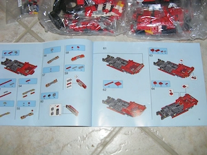 Lego komp. Creator Icons 10321 piros Chevrolet Corvette 1210db Lepin ÚJ - kép 5