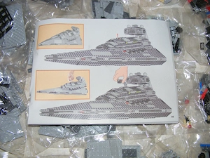 Lego komp. Star Wars 75055 75394 Birodalmi Csillagromboló hajó Lepin ÚJ - kép 2