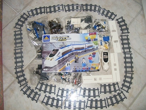 Lego komp. Creator Nagysebességű személy vonat Lepin MOTOR+SÍN+LED ÚJ - kép 10