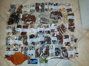 Lego komp. Star Wars 75397 Jabba vitorlás bárkája Sail Barge UCS 3942db Lepin ÚJ - kép 8