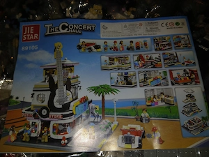 Lego komp. Creator Icons Autó mosó és zene bolt moduláris ház 2300db Lepin ÚJ - kép 6