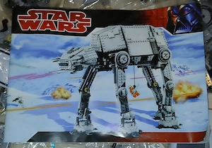 Lego komp. Star Wars 10178 Motoros AT-AT lépegető 1168db + MOTOR Lepin ÚJ - kép 8