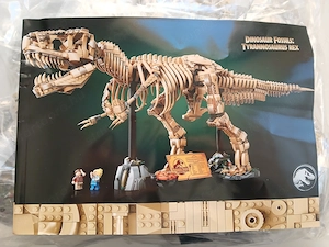 Lego komp. Jurassic World 76968 Dinoszaurusz T-rex maradványok 3145db Lepin ÚJ - kép 4