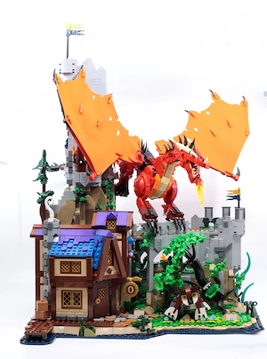 Lego komp. 21348 Dungeons & Dragons A vörös sárkány meséje 3745db Lepin ÚJ! - kép 10