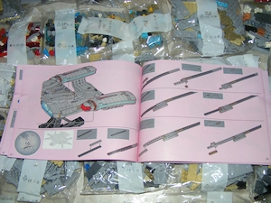 Lego komp. Star Trek 10356 U.S.S. Enterprise űrhajó 3600db Lepin ÚJ - kép 8