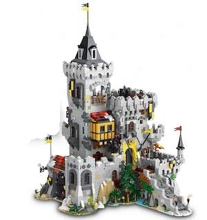 Lego komp. Bricklink Castle Icons 10305 Sólyomlovag Kastély Vár 5000db Lepin ÚJ