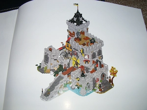 Lego komp. Bricklink Castle Icons 10305 Sólyomlovag Kastély Vár 5000db Lepin ÚJ - kép 7