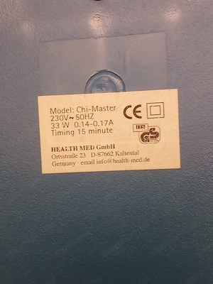 használt Chi-Master gyógyászati eszköz 18000ft óbuda masszírozó teljes testes masszázs relaxáció sze - kép 3