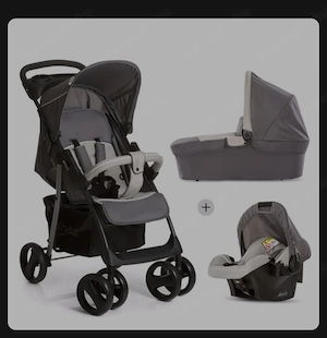 Hauck Shopper SLX Trio Set Stone Grey multifunkciós 3in1 babakocsi