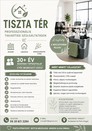 Takarítást vállalunk 