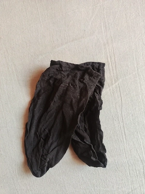 Fekete nejlon bokazokni - kép 3