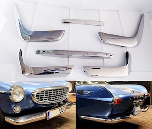 Volvo P1800 coupe (1963-1973)   P1800 cow horn (1961-1963) bumper new - kép 2