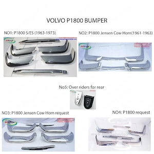 Volvo P1800 coupe (1963-1973)   P1800 cow horn (1961-1963) bumper new