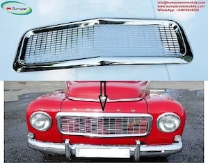 Bumper and grill for Classic Volvo PV 444 (1947-1958) by stainless steel new  - kép 2