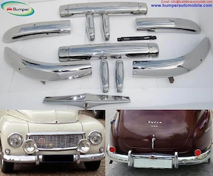 Bumper and grill for Classic Volvo PV 444 (1947-1958) by stainless steel new  - kép 3