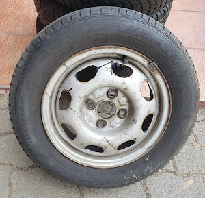 95' VW Polo kerekek jó téli gumival eladóak - kép 2