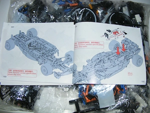 Lego komp. Technic F1 Versenyautó RB20 Max Verstappen 1933db Lepin ÚJ - kép 8