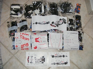 Lego komp. Technic F1 Versenyautó RB20 Max Verstappen 1933db Lepin ÚJ - kép 7