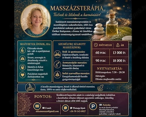Stressz, kimerültség, álmatlanság, hát- és vállfájdalmak elleni masszázs Budapesten - kép 3