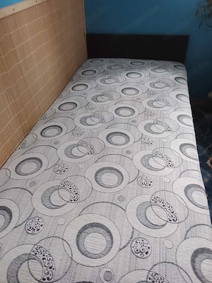 Egyszemélyes 90x200 cm rugós ágy eladó - kép 2