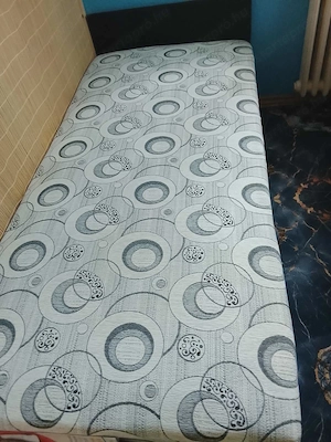 Egyszemélyes 90x200 cm rugós ágy eladó - kép 3