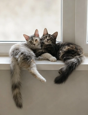Maine coon kiscicák eladók!  - kép 3
