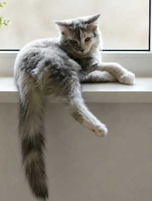 Maine coon kiscicák eladók!  - kép 5