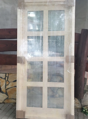 Új,210x100cm es bejárati ajtó olcsón eladó!