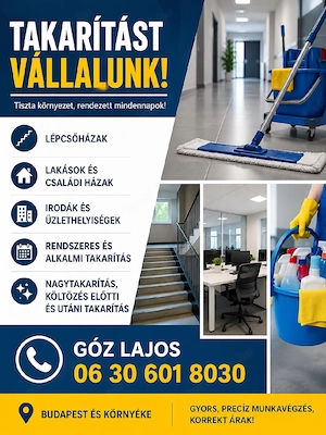Takarítás Budapesten
