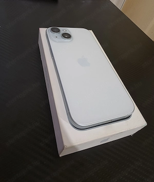 iPhone 15 128GB Light Blue   Független, dobozában, jótállással - kép 3