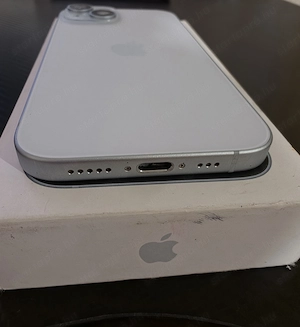 iPhone 15 128GB Light Blue   Független, dobozában, jótállással - kép 4