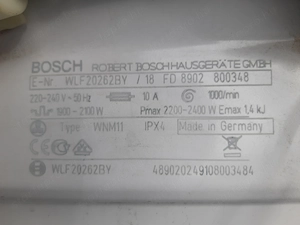 Bosch WLF20262BY 18 automata mosógép csapágyas működő - kép 2
