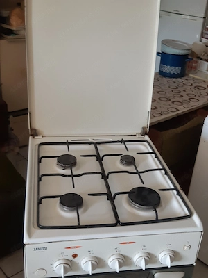 Zanussi kombi gáztűzhely 4 égős jól működő piezós - kép 7