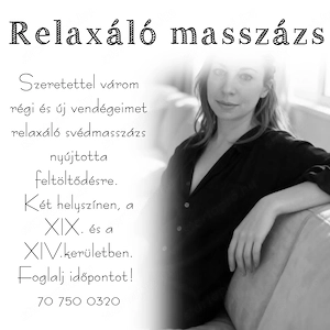 Frissítő, relaxáló masszázs 