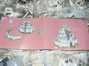 Lego komp. Gyűrűk Ura Hobbit 11377 Minas Tirith UCS 8278db Lepin ÚJ - kép 9
