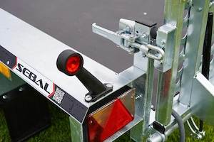 Új SEBAL - Bau 300 - 2 tengelyes (2700 kg) gépszállító utánfutó - kép 7