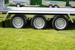 Új SEBAL - Bau 400 - 3 tengelyes (3500kg) gépszállító utánfutó  - kép 8