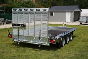 Új SEBAL - Bau 400 - 3 tengelyes (3500kg) gépszállító utánfutó  - kép 6