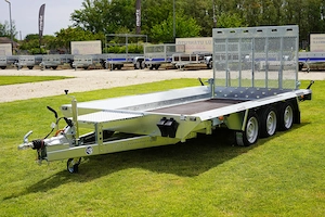 Új SEBAL - Bau 400 - 3 tengelyes (3500kg) gépszállító utánfutó  - kép 2
