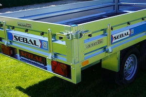 Új SEBAL - MAGICUS 300 (300 x 150 cm, 750 kg) ALSÓKEREKES utánfutó - kép 7