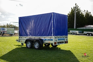 Új SEBAL - Solidus MAX 330 extra erős (2700kg) fékes utánfutó 125 cm magas ponyvaszettel - kép 6