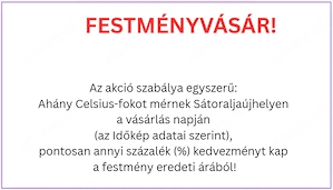 Nyári Festményvásár Sátoraljaújhelyen: Ahány fok, annyi % kedvezmény!