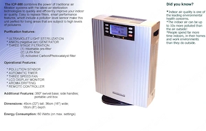 WDH 988-B profi légtisztító - kép 2