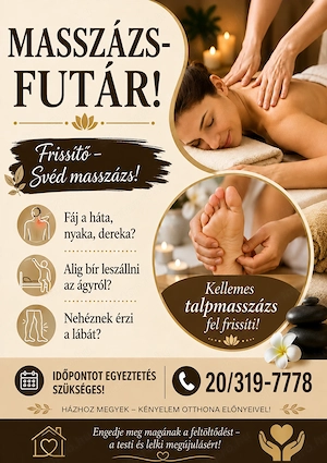 Masszázs futár !