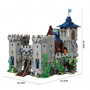 Lego komp. Bricklink Castle Icons 10305 Királyi Vár Kastély 6650db Lepin ÚJ