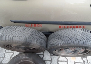 NISSAN FELNI téli gumival 215 65 R16 eladó használtan 4 db - kép 2